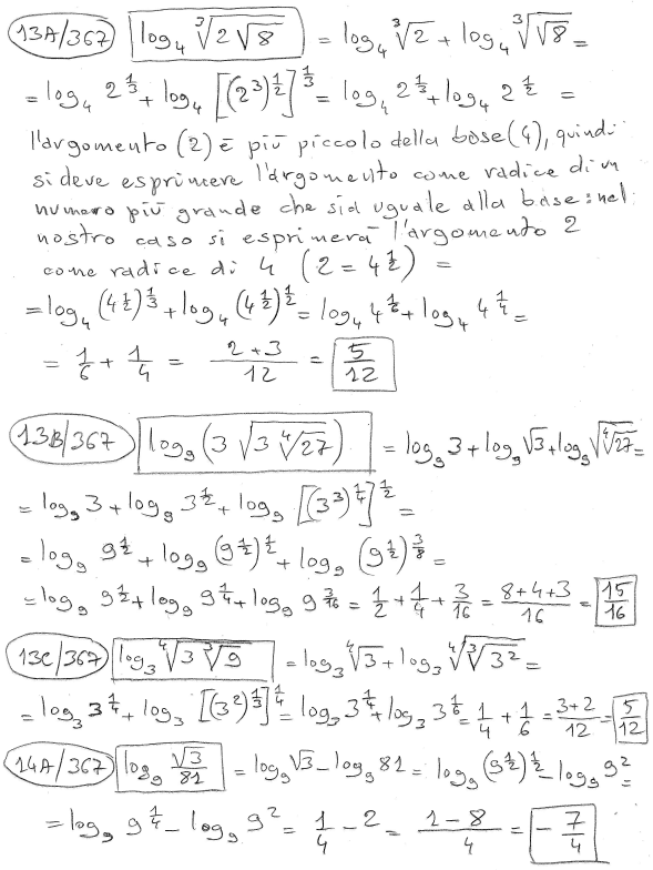 Proprietà Dei Logaritmi - Esercizi Risolti Di Matematica